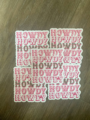 HOWDY Sticker